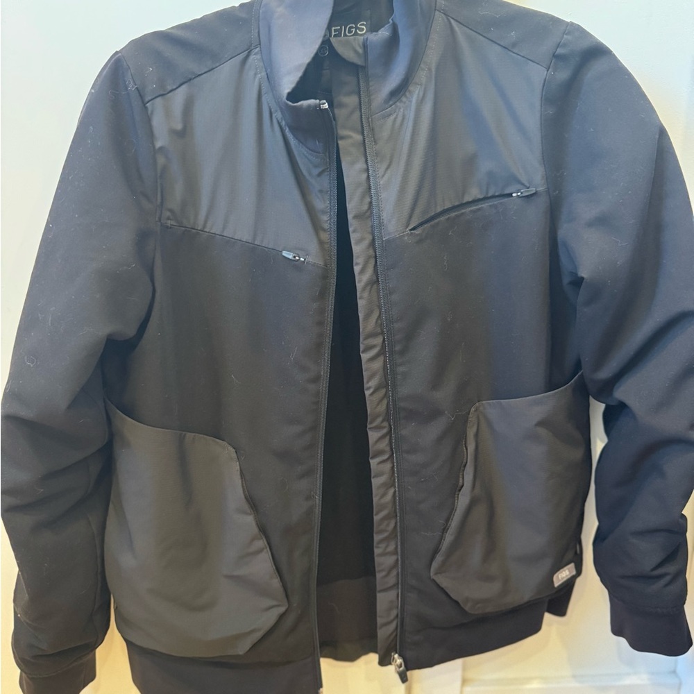 Womens Black FIGS Jacket